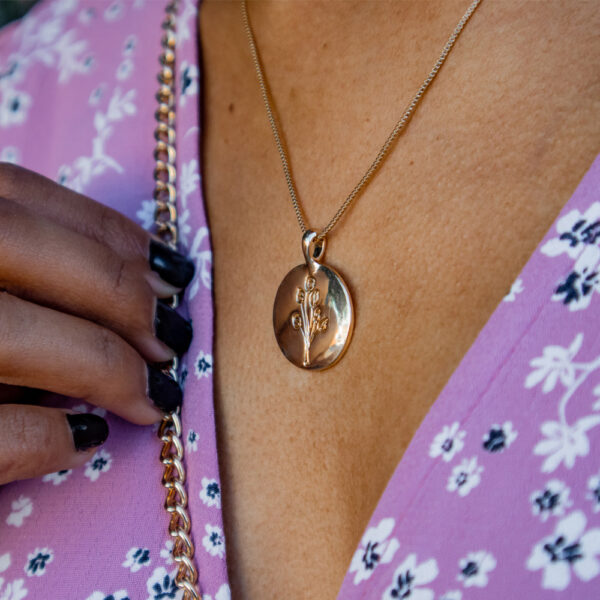 Metal Flower Pendant