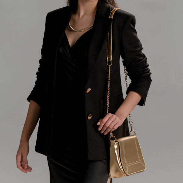 Gleaming Gold Bag