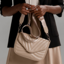 Neutral Quilted Bag