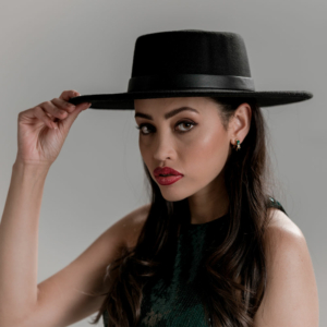 Black Felt Hat