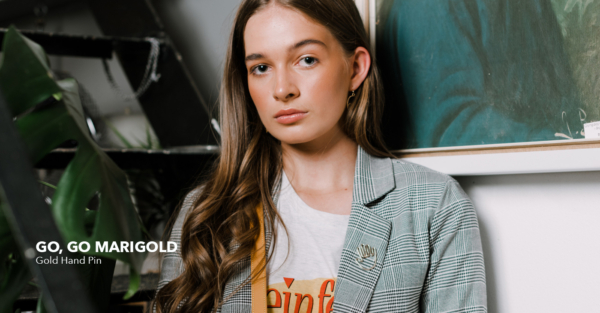 Gold Hand Pin