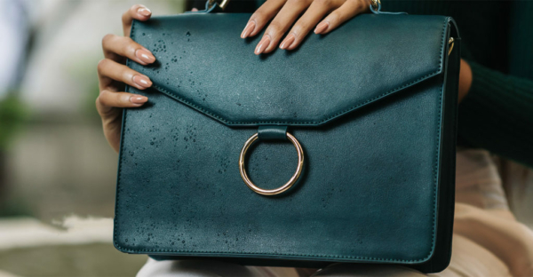 Green Top Handle Bag
