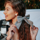Gingham Scrunchie