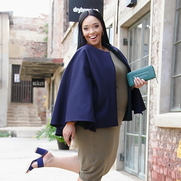 Forest Navy Cape