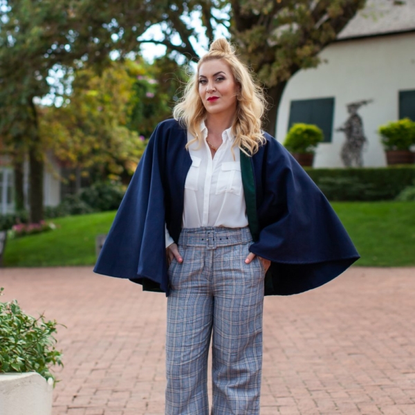 Forest Navy Cape