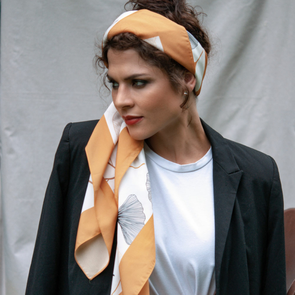 Gold Leaf Scarf