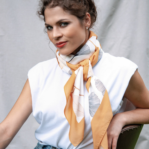 Gold Leaf Scarf