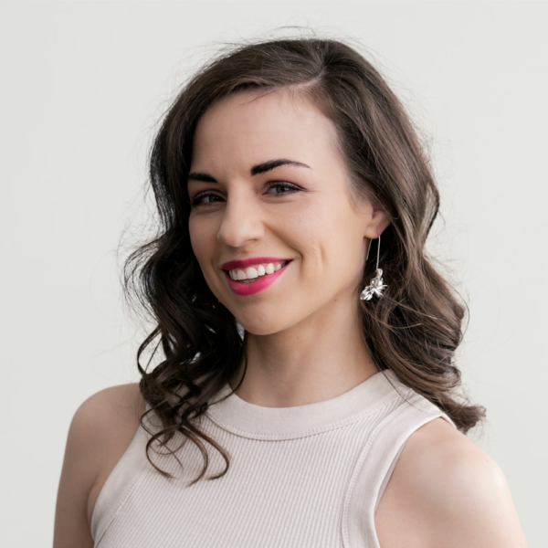 Silver Floral Earrings