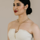 Gold Lariat Necklace