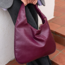 Plum Woven Bag