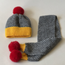 Dotty Beanie and Scarf Set