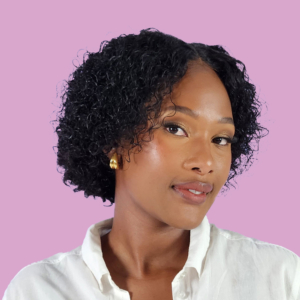 Brazilian 8 Inch Curly Black Glueless Bob Wig