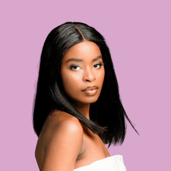Brazilian 12 Inch Straight Black Glueless Bob Wig