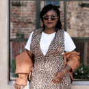 Emperador Tortoise Shell Sunglasses and Unbleached Sunglass Sleeve