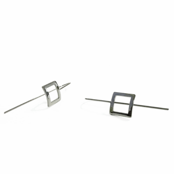 Gunmetal Drop Earrings